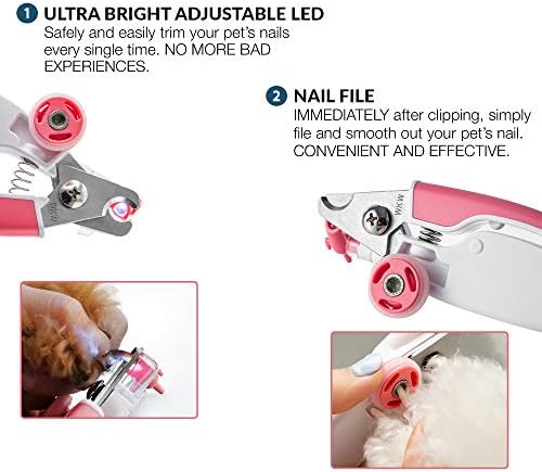 lighted dog nail clippers