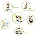 The Best Quality Baby Stroller Toy, Spiral Activity Toy Around Crib Rail, Bed Hanging Toys, Car Seat Toy with 100% Cotton and Safe for Baby