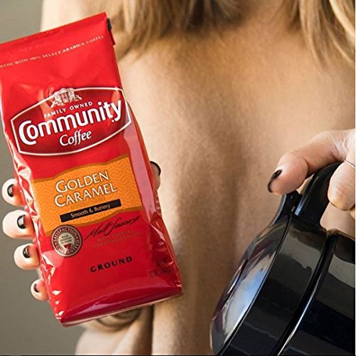 image for Community Coffee Golden Caramel Flavored Medium Roast Premium Ground 1
