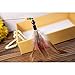 Topbeu Fun Pet Cat Toy Steel Wire Feather Training Teaser Wand