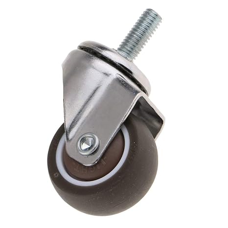 SGerste Heavy Duty Rubber Vorbau Mount Industrie-Rollen Metall Drehrad Ersatz für Karren, Möbel, Puppen, Werkbank, Trolley - 