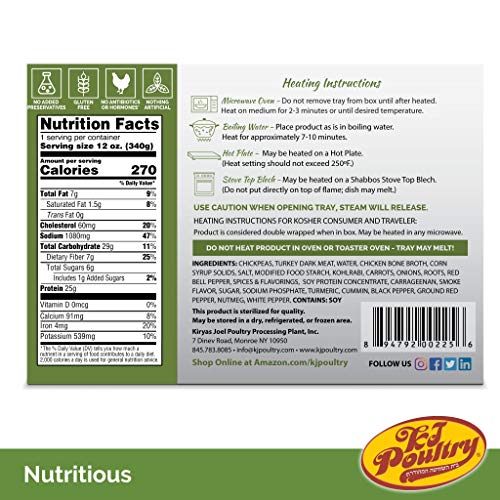 Kosher Turkey Shawarma, MRE Meat Meals Ready to Eat, Gluten Free (1