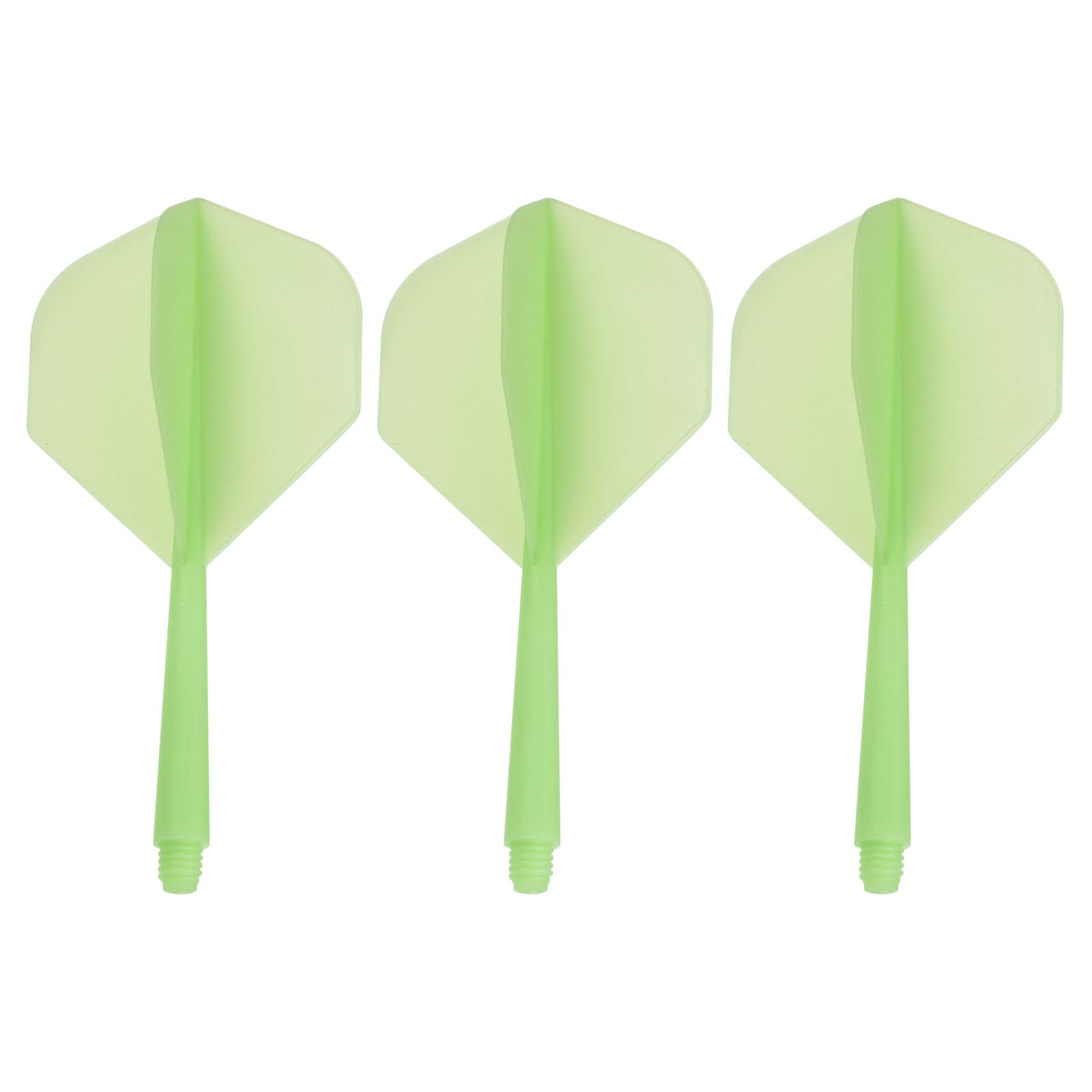 PATIKIL Integrated Dart Shaft & Flights, 3 Pack Lightweight Dart Flight Set, Green