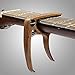 Finrezio 2 Pcs Classical Guitar Capos with 8 Pcs Guitar Picks for Acoustic Guitar (2 Pcs Wood Color)