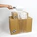6 Pack of Mighty Gadget (R) Industrial Strength Mini Stretch Wrap Film with Handle for Pallet Wrap, Moving Supplies Stretch Wrap & Shrink Wrap - 80 Gauge, 5” x 1000 ft