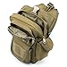 Barbarians Tactical Sling Bag Pack with Pistol Holster, Military Shoulder Bag Satchel, Range Bag Daypack Backpack (Tan)