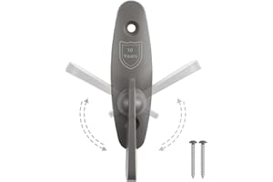 KIORHILL Replacement Parts for Andersen Sliding Door Lock, 10-Years Long-Lasting Sliding Door Lock Latch, Patio Door Lock Stone Color