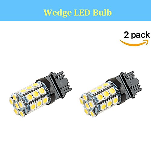 Makergroup S8 3156 Wedge Base LED Light Bulbs 12VAC/DC Low Voltage 4Watt Warm White 2700K-3000K for Outdoor Landscape Lighting and RV Vehicle Automotive Lights 2-Pack