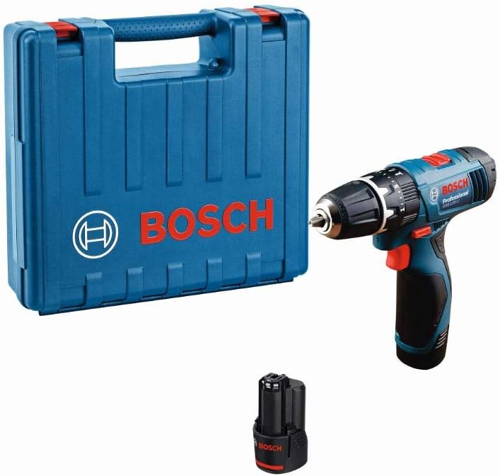 Bosch Professional 12V GSB 120-LI Cordless Combi Drill with 2x 1.5Ah Batteries