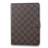 Luxury Grid Design PU Leather Case Cover Stand for Apple iPad Mini 7.9 inch Tablet Brown