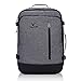 Hynes Eagle Carry on Backpack 38L Large Travel Backpack for Women Flight Approved Weekender Bag Laptop Backpack Men 15 inches Black Grey
