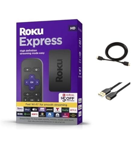 Amazon.com: Roku Express HD Streaming Device, with High-Speed HDMI