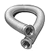 Bellows Hose Metal KF-25,ISO-KF Flange Size NW-25, 304 Stainless Steel, Vacuum Corrugated Bellows Pipe Tube(600 mm/23.62 inch)