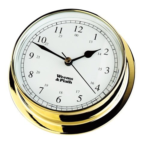 WEEMS & PLATH Endurance Collection 085 Quartz Clock (Brass)