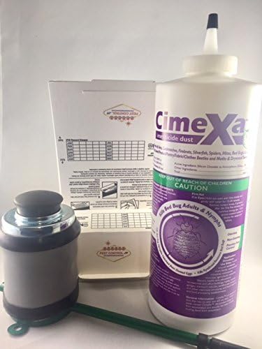 Custom Pest LV 12 Glue Traps, 4oz Bottle of Cimexa Dust 1 Puffer Bellow Hand Duster
