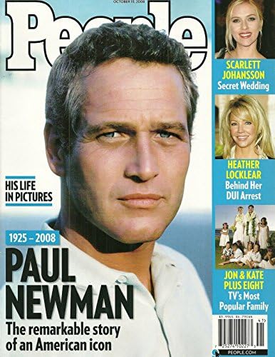 Paul Newman Tribute 1925-2008 * Jon & Kate Gosselin * Heather Locklear * Scarlett Johansson * Marissa Jaret Winokur * October 13, 2008 People Weekly Magazine