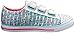Skechers Kids Chit Chat Secret Chic Light-Up Sneaker (Little Kid),Light Blue,