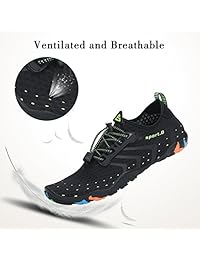 Mishansha - Zapatillas de agua para hombre, de secado rápido, para natación, buceo, surf, deportes acuáticos, piscina, playa, senderismo, yoga