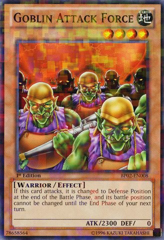 Yu-Gi-Oh! - Goblin Attack Force (BP02-EN008) - Battle Pack 2: War of the Giants - 1st Edition - Mosaic Rare