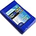 Waterproof Tarp Multi-Purpose 30x40-Blue Poly Tarpaulin with Aluminum Grommets-Rot, Rust and UV Resistant-Cover and Emergency Protector Shelter-for Cars, Boats, Construction Contractors, Campers