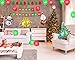 Christmas Decorations - 59 pcs Christmas Party Supplies Include Merry Christmas Banner/Christmas Card/Photo Booth Props/Foil Balloons/Latex Balloons for Christmas Indoor Decor
