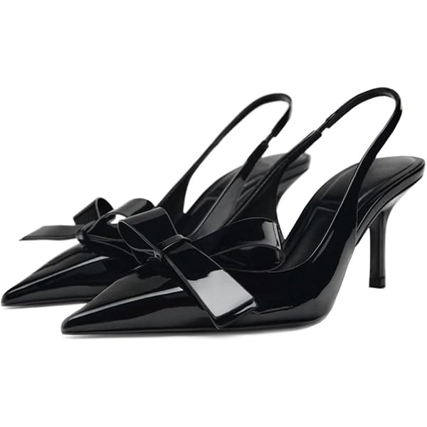 Amazon.com | ZSpzx Heels for Women Pointed Toe Closed Toes