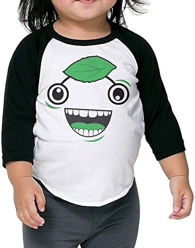 LOVEGIFTTO Child/Infant Guava Juice Logo O-Neck 3/4 Sleeve Raglan Tee Shirt 2 Toddler