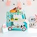 3 Tier Bus Cupcake Stand Ice Cream Holder for Barbecue Grilling Picnic Party Valentine's Day Gift