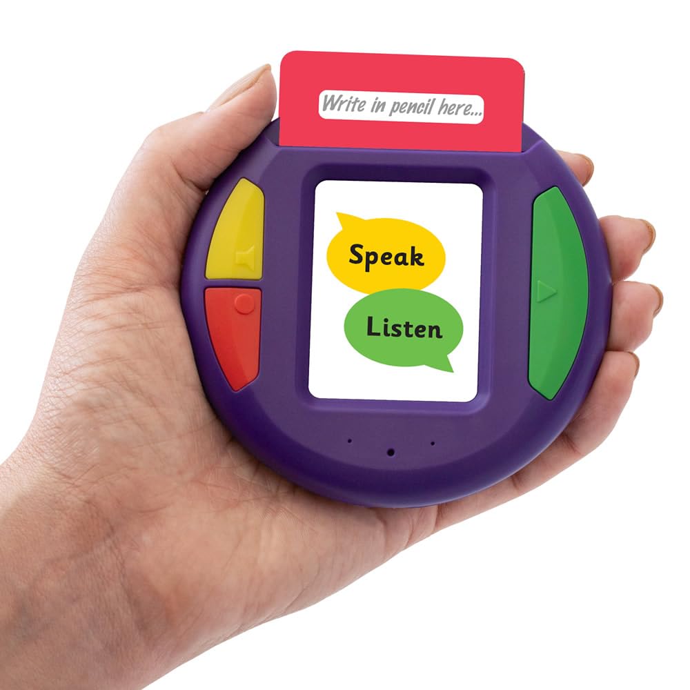Talking Products Voice Recordable Talking Treasure Hunt Flash Card Reader Game. Interactive Educational Learning Resource for Primary School Children. Multi-Sensory Montessori Speaking & Listening Toy