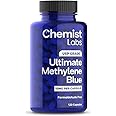 Chemist Labs Methylene Blue | 10mg USP Grade Capsules | 120 Count | Pharmaceutical Grade | Cellular & Mitochondrial Support | Formaldehyde Free | Made in USA (120 Capsules)