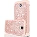 Spritech Galaxy Mega 6.3 Glitter Case, Bling Cute Girls Women [2 in 1 PC Silicone Leather] Heavy Duty Protective Phone Case for Galaxy GT-I9200 I9205 i527 Mega 6.3