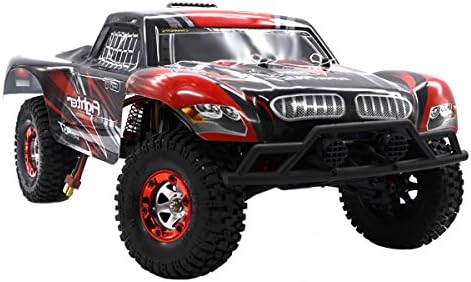 Zerospace Keliwow RC Car RC Short-course Truck 1:12 2.4G 4WD Speed Up to 20MPH(KW01-Red New)