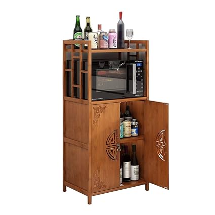 Amazon Com Storage Cabinets With Doors Kitchen Vertical Shelf