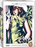 EuroGraphics Young Girl in Green by Tamara de