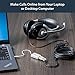 StarTech.com 4 Position Microphone and Headphone Splitter – 3.5 mm – 4 Pin / 4 Pole – Mic and Audio Combo Splitter Cable (MUYHSMFFADW), White