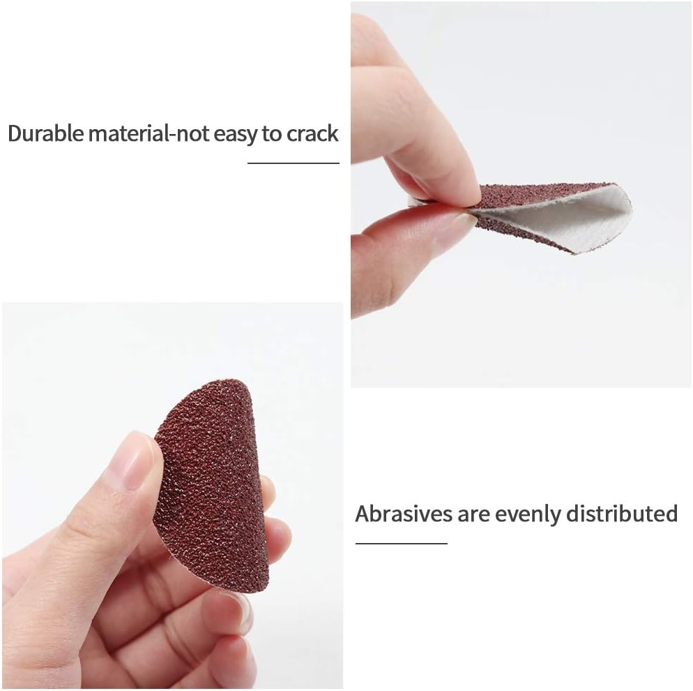 SPEEDWOX 100pcs Sanding Discs 2 inch Sandpaper 40 Grit Hook and Loop Sanding Discs for Sanders Drill Grinder Rotary Tools Attachment Woodworking Wood Auto - Image 4