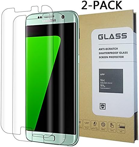 Samsung Galaxy S7 Edge Glass Screen Protector from maXma, 3D Curved Ballistic Glass,[Case-Friendly],a
