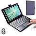 Cooper TOUCHPAD Executive Keyboard case Compatible with Nvidia Shield Tablet | 2-in-1 Bluetooth Wireless Keyboard with Touchpad & Leather Folio Cover | Touchpad Mouse (Blue)