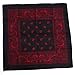 HDE 6-Pack of Assorted 100% Cotton Bandana Handkerchief Head Wraps Doo Rag