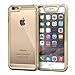 iPhone 6s Plus Case, Apple iPhone 6s Plus, ROOCASE [Gelledge] 360 Complete Coverage Full Body Slim Fit Protective [Clear Back Panel] [3H Built in Screen Protector] Cover Case iPhone 6 - Fossil Gold