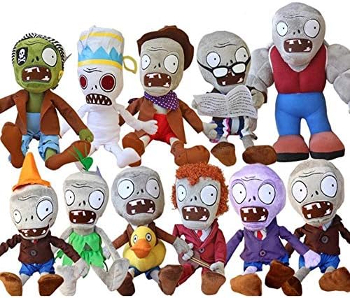 solazi Plants vs Zombies Plush Toys 30cm PVZ Gargantuar Hats Pirate Duck Zombie Plush Stuffed Toys Doll Soft Toy