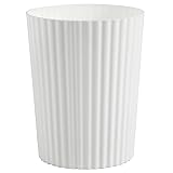 JiatuA Small Trash Can Plastic Wastebasket Round