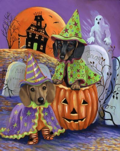 Dachshund Haunted House-GF