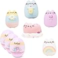Hamee Pusheen The Cat [Surprise Blind Capsule] [Series 2] Cute Water Filled Squishy Toy [Birthday Gift Bags, Party Favors, Gift Basket Filler, Stress Relief Toys] - Surprise (Random - 3 PC.)