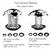 Uxoz 2 Pack Drain Hair Catcher,Stainless Steel Sink Drain Protector, Anti-Rust and No Mold, Durable Use, Match Drain Sizes from 1'' to 1.42''
