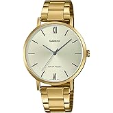 Casio LTP-VT01G-9B Original Analog Womens Watch Gold Stainless Steel LTP-VT01