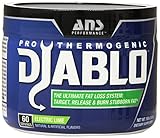 ANS Performance Pro Thermogenic Diablo, Fat Burner for Weight Loss and Targeting Stubborn Fat, Electric Lime, 60 Servings