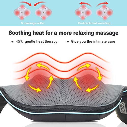 1 Back+Neck+Shoulder+Massager+Heat