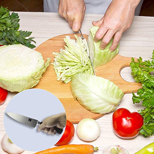 image for Fubosi Chef Knife, Kitchen Knives 8 Inch Stainless Steel Full Tang Bla