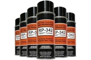 RP MILITARY-GRADE RUST PREVENTATIVES Cosmoline RP-342 Heavy Rust Preventative Spray (Military-Grade) 6-Cans